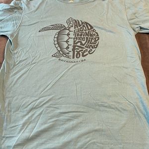 Light blue almost teal t-shirt